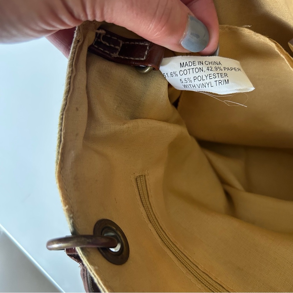 Woven double handle bucket bag - Picture 11 of 11